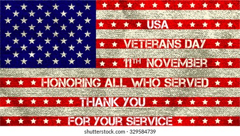 veterans day flag