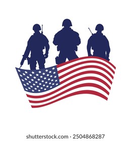 Veterans day flyer military veterans memorial day holiday celebration