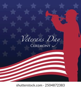 Veterans day flyer military veterans memorial day holiday celebration