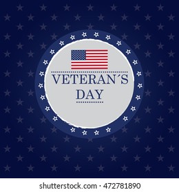 Veteran's day graphic design, Vector illustration