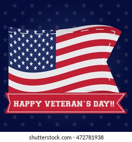 Veteran's day graphic design, Vector illustration