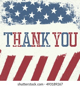 Veterans day greeting card design. Patriotic poster design template.