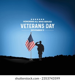 día de los veteranos. Feliz Día de los Veteranos. Banderas americanas en un fondo de pizarra. Honrando a todos los que sirvieron. 11 de noviembre.