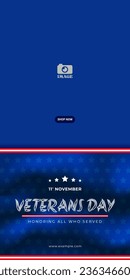 Veterans Day, honoring all who served.Frame and star ornament designs for advertisements, posters, banners, backgrounds.