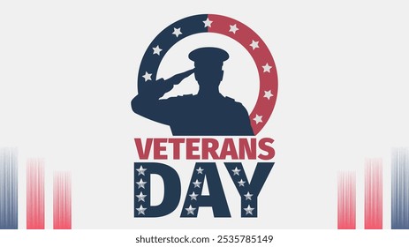 Veterans day, honoring our heroes design templet clear eye catching design