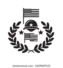veterans day icon illustration art design