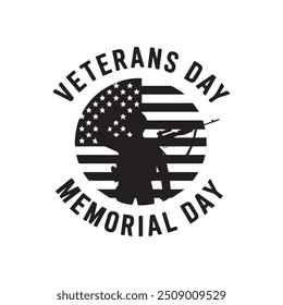veterans day icon illustration art design