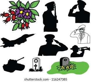 Veterans Day  An image of a veteran soldier