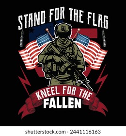 Veterans day, memorial day poster and t-shirt design