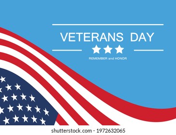 Veterans day. National holiday of the united states.  Vector graphics.