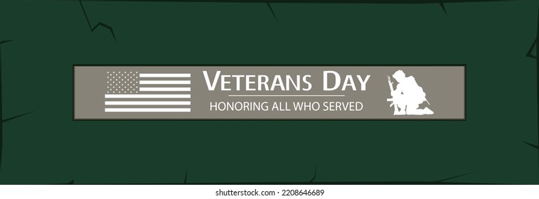 Veterans Day, a national holiday of the United States of America. Honoring all who served.