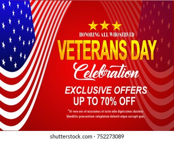 Veterans Day (Veterans Day is an official United States public holiday)