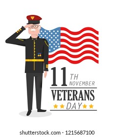 veterans day patriotic celebration of military