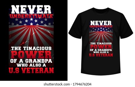 Veterans day print ready vector t shirt design. Memorial day t-shirt, USA flag, vintage t shirt design vector. American flag with Veterans vector illustration.