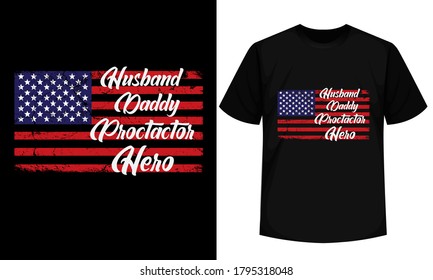 Veterans day print ready vector t shirt design. Father's Day T shirt,  Memorial day t-shirt, USA flag, vintage t shirt design vector. American flag with Veterans vector illustration.