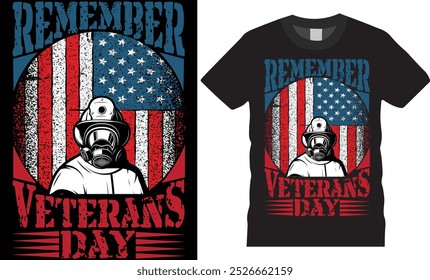 Veterans Day round label design with patriotic American themed elements Never Underestimate An Old Man With A Military Background T-shirt, Vintage American Flag US Veteran Shirt Veterans Day T shirt. 