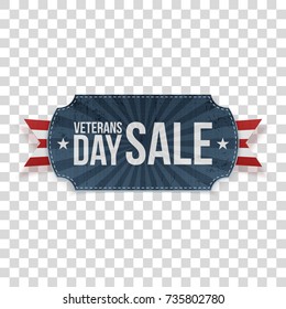 Veterans Day Sale realistic patriotic Sign