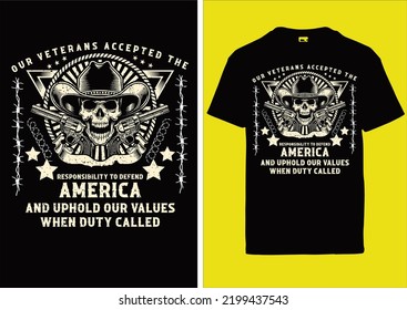 Veterans Day T-shirt Design  Templates