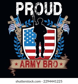 Diseño vectorial de camisetas de veteranos