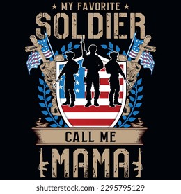 Veterans Day-T-Shirt-Design, Vektordesign