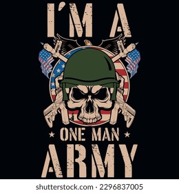 Diseño vectorial de camisetas de veteranos