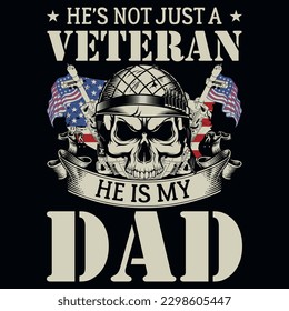 Veterans Day-T-Shirt-Design, Vektordesign