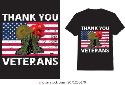 Veterans Day T-Shirt for Thank You Veterans day