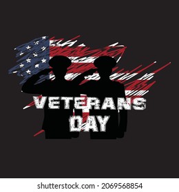 veterans day vector design template