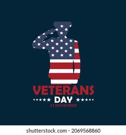 veterans day vector design template