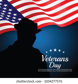 Veterans Day. Vector illustration