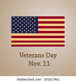 Veterans Day. Vector illustration.
