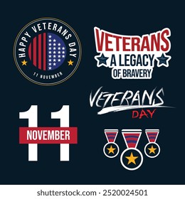 Veterans Day Vector Illustration Design