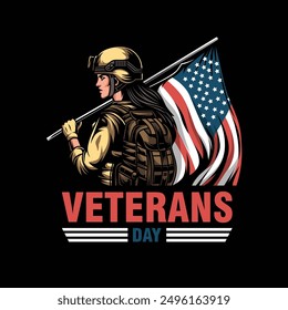 
Veterans day vector illustration. Vector eps 10