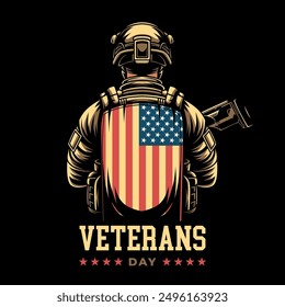 
Veterans day vector illustration. Vector eps 10