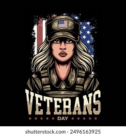 
Veterans day vector illustration. Vector eps 10