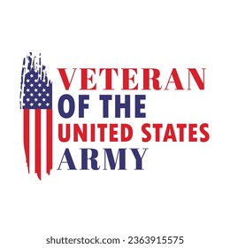 Veteran's day vector,illustration design with us flag for banner, poster, t-shirt