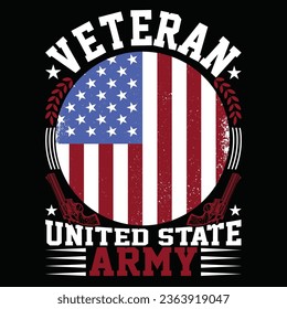 Veteran's day vector,illustration design with us flag for banner, poster, t-shirt