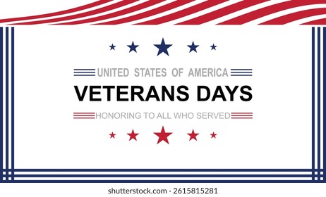 Veterans Days Celebration Honoring Those Who Served in the United States of America