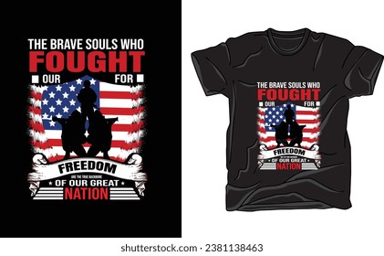 Veterans t-shirt design, veterans day, freedom, America freedom, soldier design.