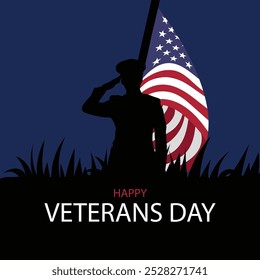 Veteranse day stock vector illustration