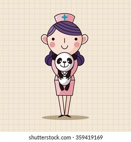 Veterinarian theme elements vector,eps