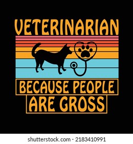 veterinarian T-Shirt design sublimation printable Eps