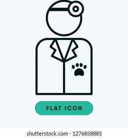 Veterinarian vector icon