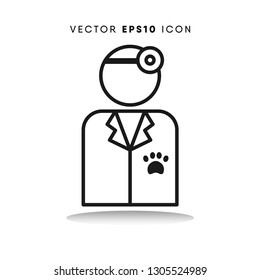 Veterinarian vector icon