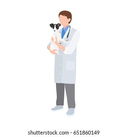 Veterinarian vector icon