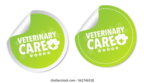 Veterinary Care Stickers