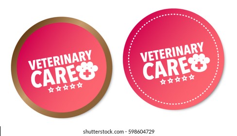 Veterinary Care Stickers