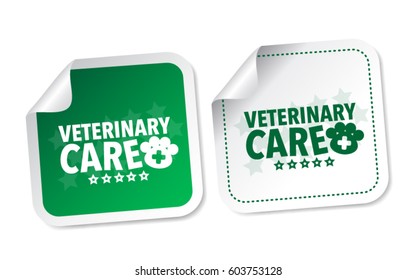 Veterinary Care Stickers