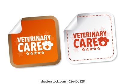 Veterinary Care Stickers