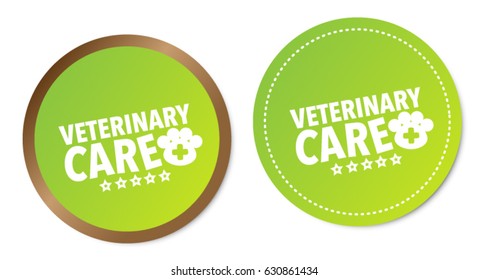 Veterinary Care Stickers